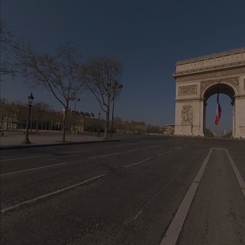 Paris under lockdown