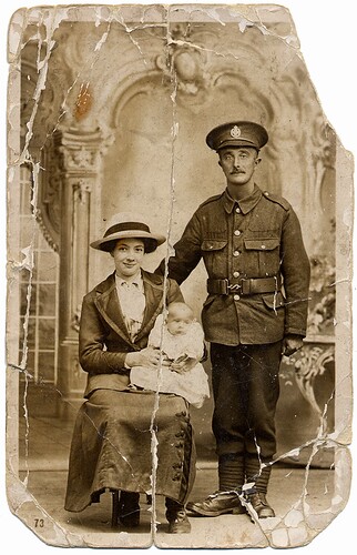 dad with his mum & dad