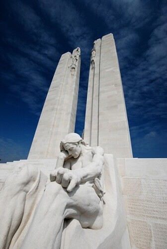 Canadian National Memorial WW1.Vimy Ridge