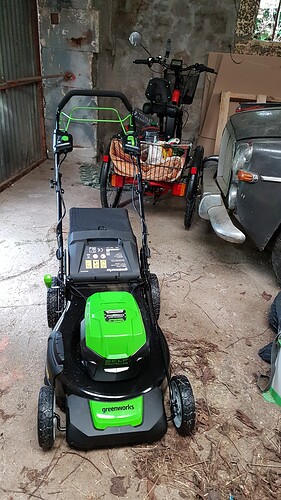 battery mower