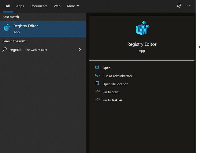 Screenshot 2021-11-27 171459 Regedit panel