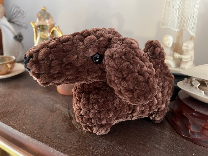 crochet-dachshund