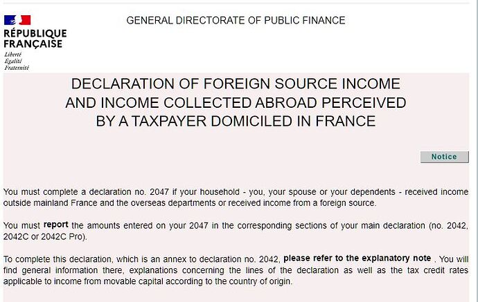 Tax page