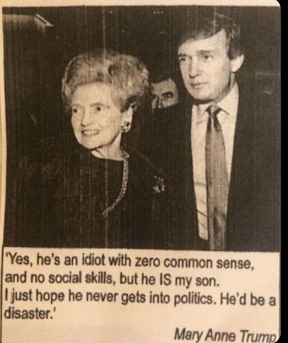 trump's mum