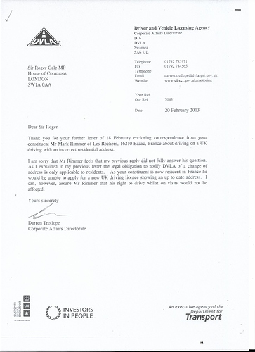 rimmer dvla