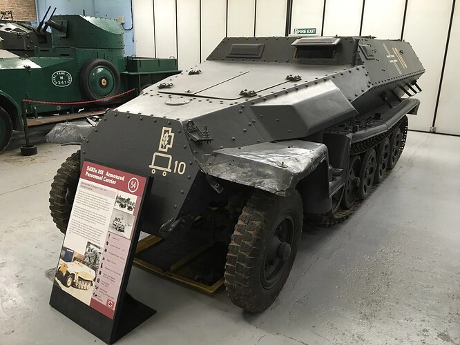 german half track vehicle.