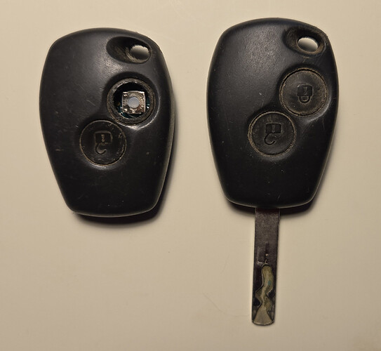 my refurbished spare clio key