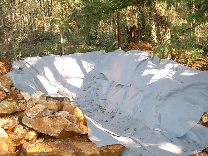 top pond 18 - underlay