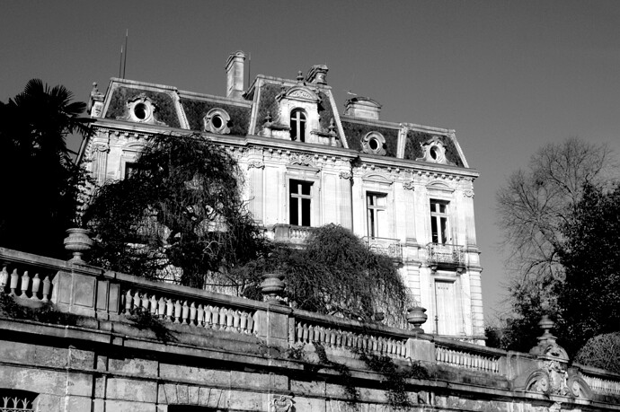 Chateau-b&w