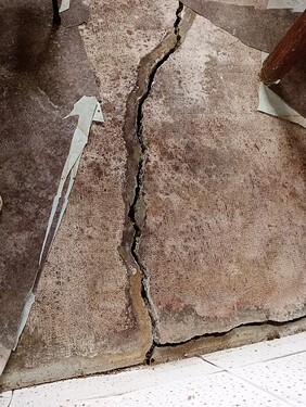 WORKSHOP FLOOR CRACK 2