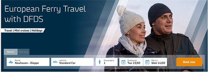 DFDS-booking