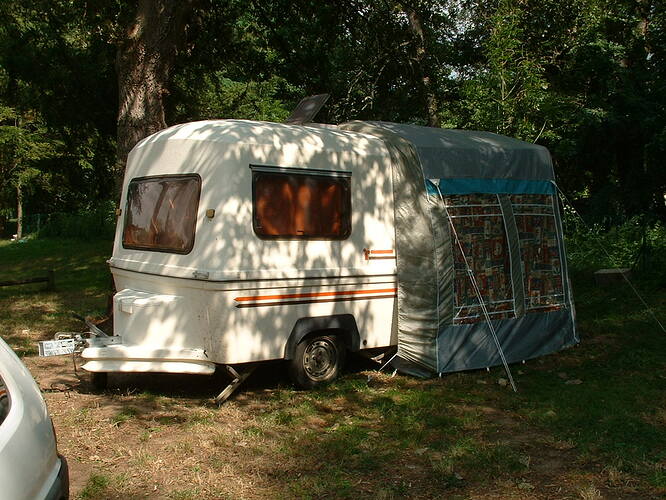 Caravan & New Awning at Sauxillanges (63)