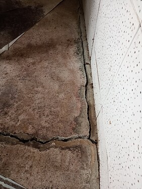 WORKSHOP FLOOR CRACK 1