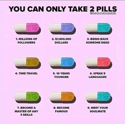 You Can Only Choose To Take 2 Pills General Discussion Survive France