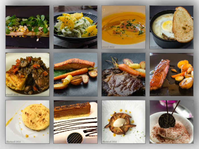 A selection of dishes from L'Angelick