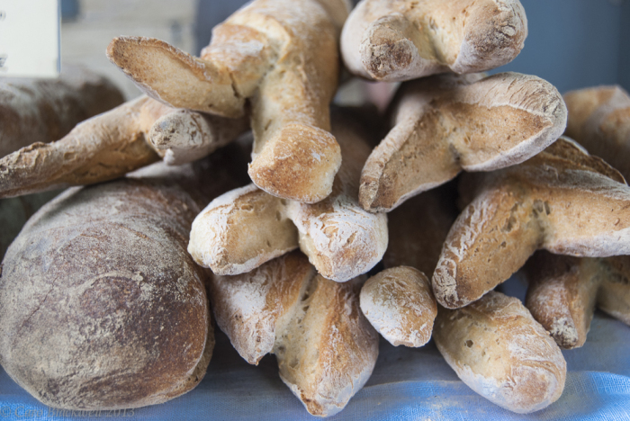 Crusty fresh bread