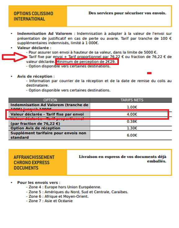 La poste payer 1.95€ –