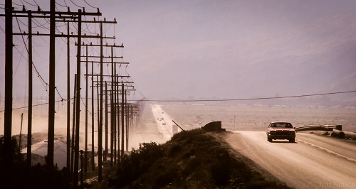 Interstate 10. Palm Springs California. USA.-