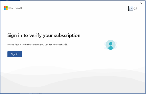 Sign in to my Microsoft 365 account