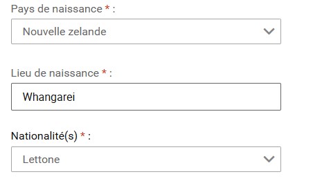 CdS Nationality