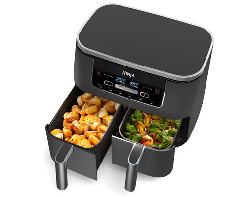 Friteuse-sans-huile-Ninja-Foodi-AF300EU-AirFryer-2400-W-Noir-et-Gris