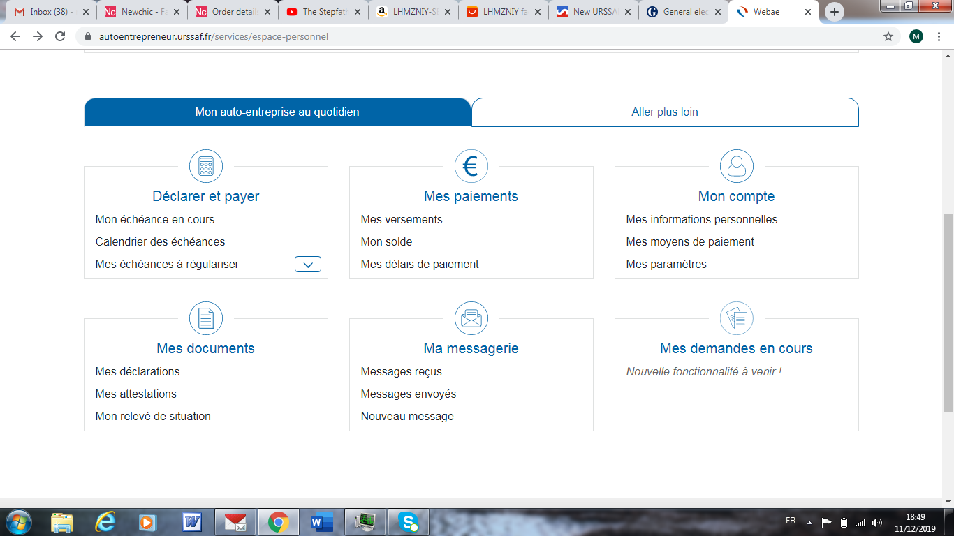 comment payer ses cotisation urssaf